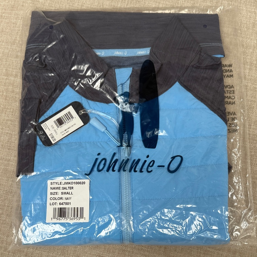 Johnnie-O Navy and Light Blue Jacket